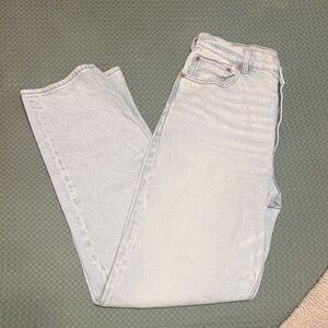 American Eagle Outfitters Light Wash Baggy Straight Leg Jeans
